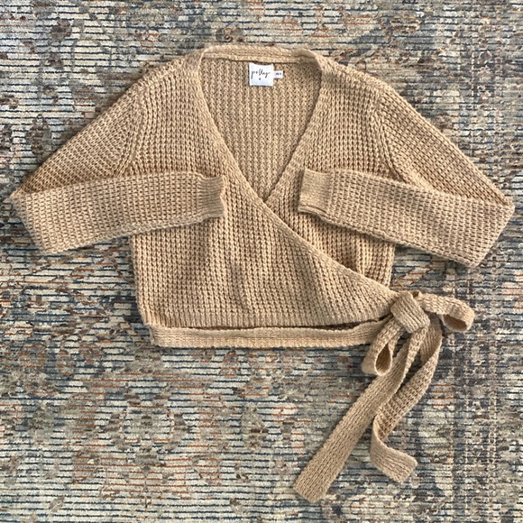 Wrap Around Knit Sweater - Picture 1 of 4